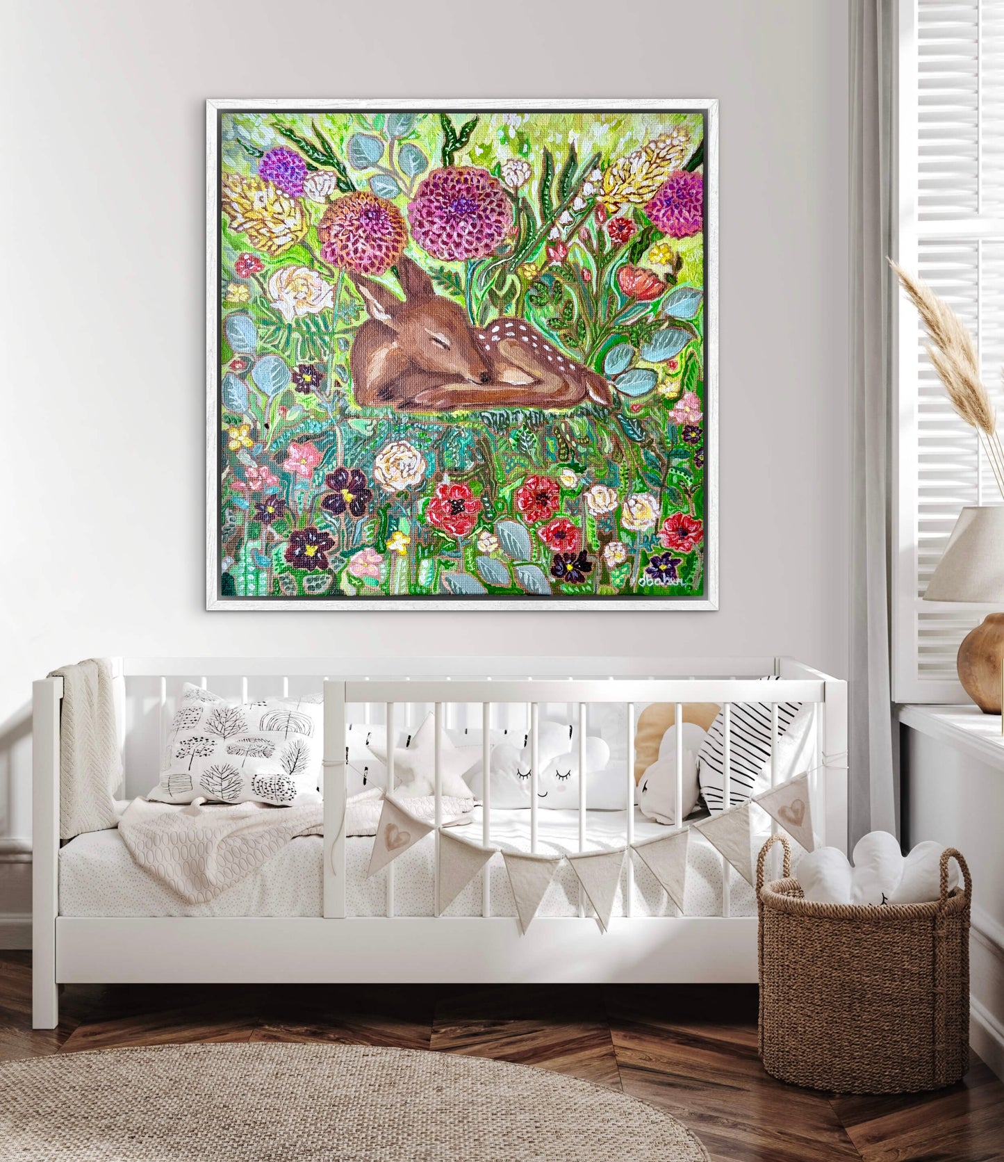 Stillness Grows Stretched Canvas Art Print