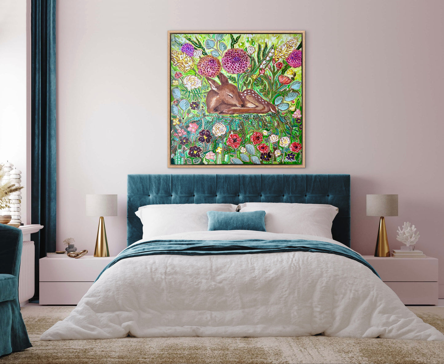 Stillness Grows Stretched Canvas Art Print